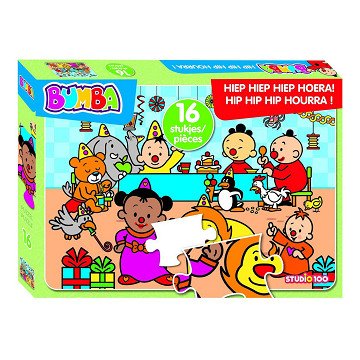 Bumba Puzzle Hip Hip Hip Hurra, 16-tlg.
