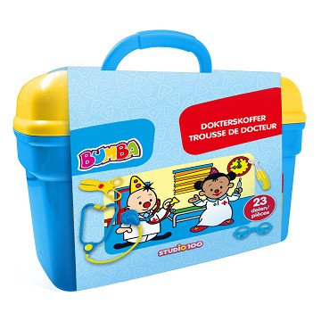 Bumba Doctor's Set in Suitcase, 23pcs,