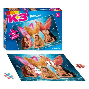 K3 Legpuzzel - Lied van de Zeemeermin, 70st.