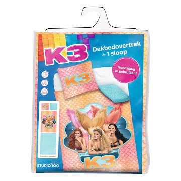 K3 Dekbedovertrek - Lied van de zeemeermin, 140x200cm