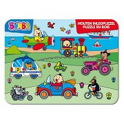 Bumba Wooden Puzzle - Vehicles