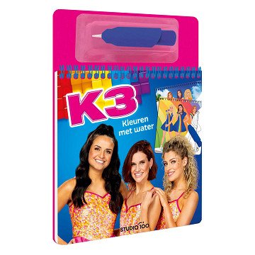 K3 Coloring Book - Coloring with water