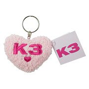 K3 Keychain Plush Heart