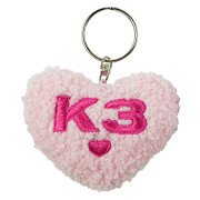 K3 Keychain Plush Heart