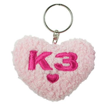 K3 Schlüsselanhänger Plüschherz