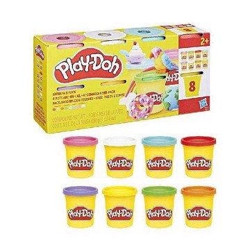 Play-Doh Rainbow - 8 Clay Pots