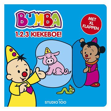 Bumba Kartonboek - 1, 2 , 3 Kiekeboe!