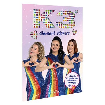 K3 Malbuch – Diamantaufkleber