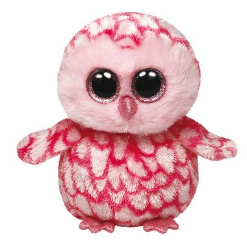 Ty Beanie Boo Knuffel Uil - Pinky