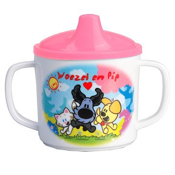 Woezel en Pip Drinkbeker Roze