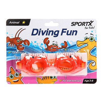 SportX Kids Swimming Goggles Animal - Crab