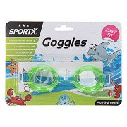 SportX Kids Zwembril Comfort - Groen