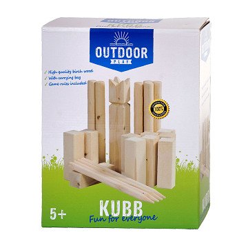 Outdoor Play Kubb game