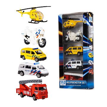 Emergency vehicles 5-pack 1:64