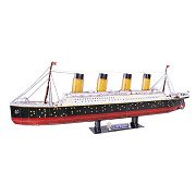 Cubic Fun 3D-Puzzle Titanic mit LED-Beleuchtung – 266 Teile.