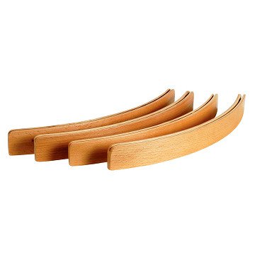 Card holder Wood, 4 pcs