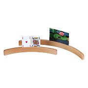 Card holder Wood, 4 pcs