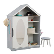 KidKraft Children's Wardrobe with Dressing Table and Chair