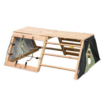 SwingKing Houten Speeltoestel Charlie Groen - Zonder Glijbaan