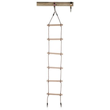 Swingking Rope Ladder with eye rings and 6 Wooden Steps