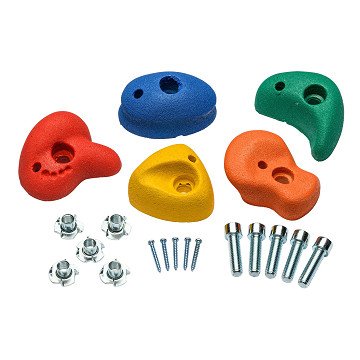 Swingking Climbing Stone Set Color, 5 pcs.