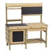 Swingking Wooden Outdoor Play Kitchen