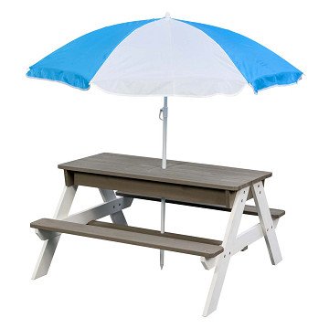 SwingKing Kinder-Picknicktisch Wasserspaß mit Sonnenschirm