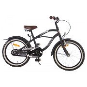 Volare Black Cruiser Bicycle - 18 inch - Black