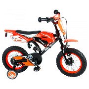 Volare Motorbike Bicycle - 12 inches - Orange