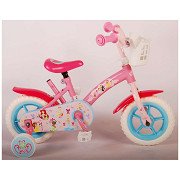 Disney Princess Fiets - 10 inch - Roze - Doortrapper