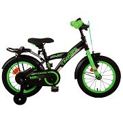 Volare Thombike Fiets - 14 inch - Zwart Groen