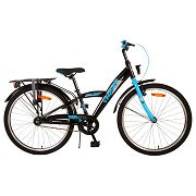 Volare Thombike Bicycle - 24 inch - Black Blue