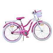 Volare Lovely Bicycle - 24 inch - Pink - Two hand brakes