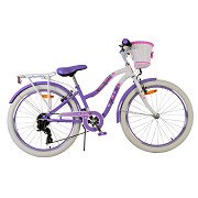 Volare Lovely Bicycle - 24 inch - Purple - 7 Gears