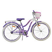 Volare Lovely Bicycle - 24 inch - Purple - Two hand brakes