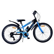Volare Sportivo Bicycle - 24 inch - 7 Speed ​​- Black Blue