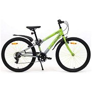 Volare Rocky Bicycle - 24 inch - Green - 7 speed