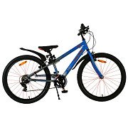 Volare Rocky Bicycle - 24 inch - Blue - 7 speed