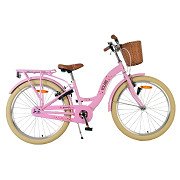 Volare Blossom Fiets - 24 inch - Roze - Twee handremmen
