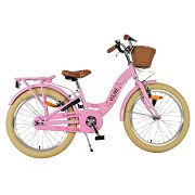 Volare Blossom Fahrrad - 20 Zoll - Rosa - Zwei Handbremsen