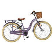 Volare Blossom Bicycle - 24 inch - Purple - Two hand brakes