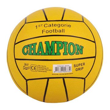 Straßenfußballgummi - Champion Gelb