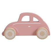 Little Dutch Wooden Push Figure Car Pink