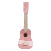 Little Dutch Holzgitarre Pink