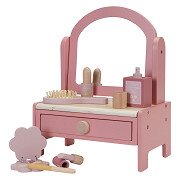 Little Dutch Wooden Dressing Table Pink FSC