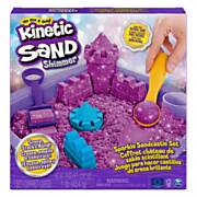 Kinetic Sand - Shimmer Sand Castle Set Purple, 453gr.
