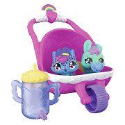 Hatchimals Alive Hungry with Stroller Playset