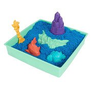 Kinectic Sandkasten, blaues Spielset