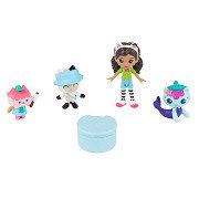 Gabby's Dollhouse Toy Figures Camping Playset, 5 pieces.