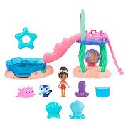 Gabby's Dollhouse Kattastic Swimming Pool Playset, 10 pieces